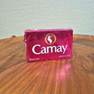 VINTAGE 1980s Camay Soap 5 oz Pink Foil Limited, England Movies Props
